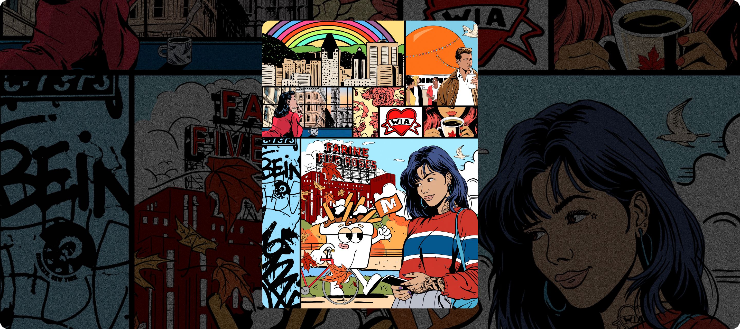 A mural